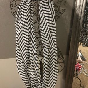 Infinity chevron scarf